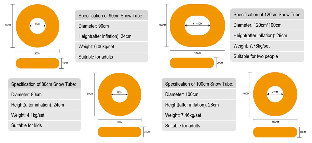snowtube for kids children adults