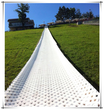 white artificial tubing slope