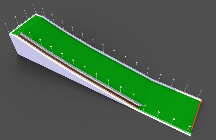 green artificial ski mat.png